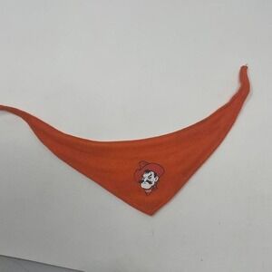 Vintage Oklahoma State University OSU Pistol Pete Mini Plush Doll Bandana